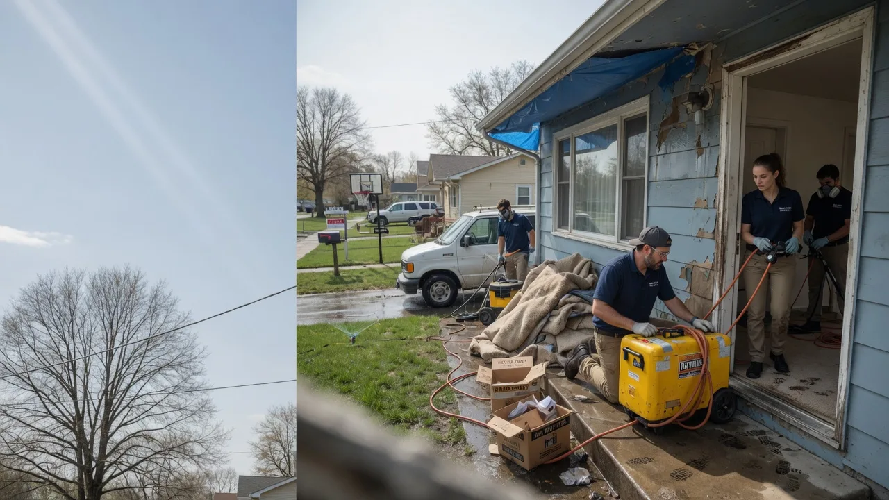 Basement Flood Cleanup in Auxier, KY near me